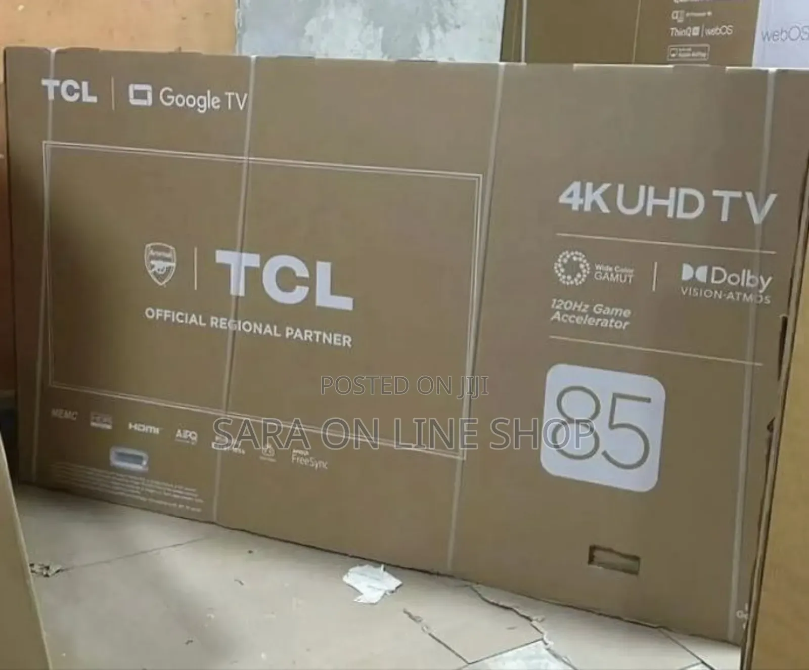 Tcl 85" Google Uhd Tv New 2025 [10year Warranty] Free Delivery