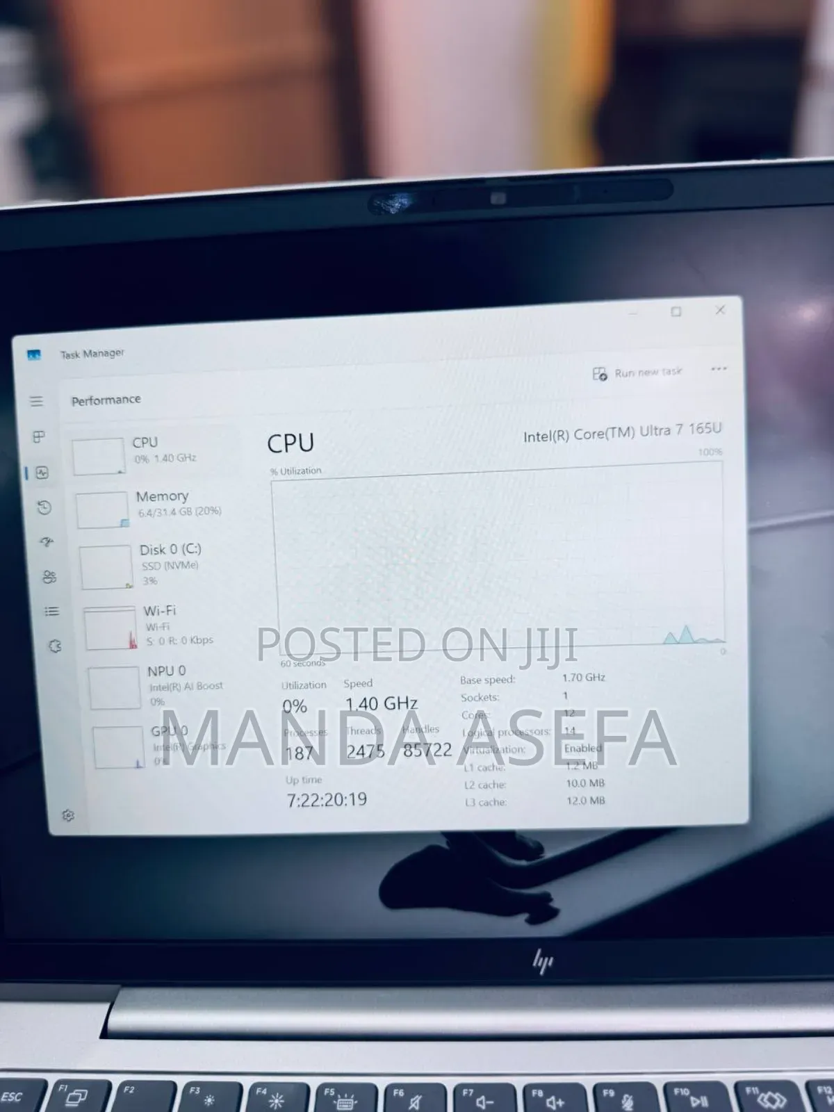 New Laptop HP EliteBook 640 G11 32GB Intel Core Ultra 7 SSD 512GB