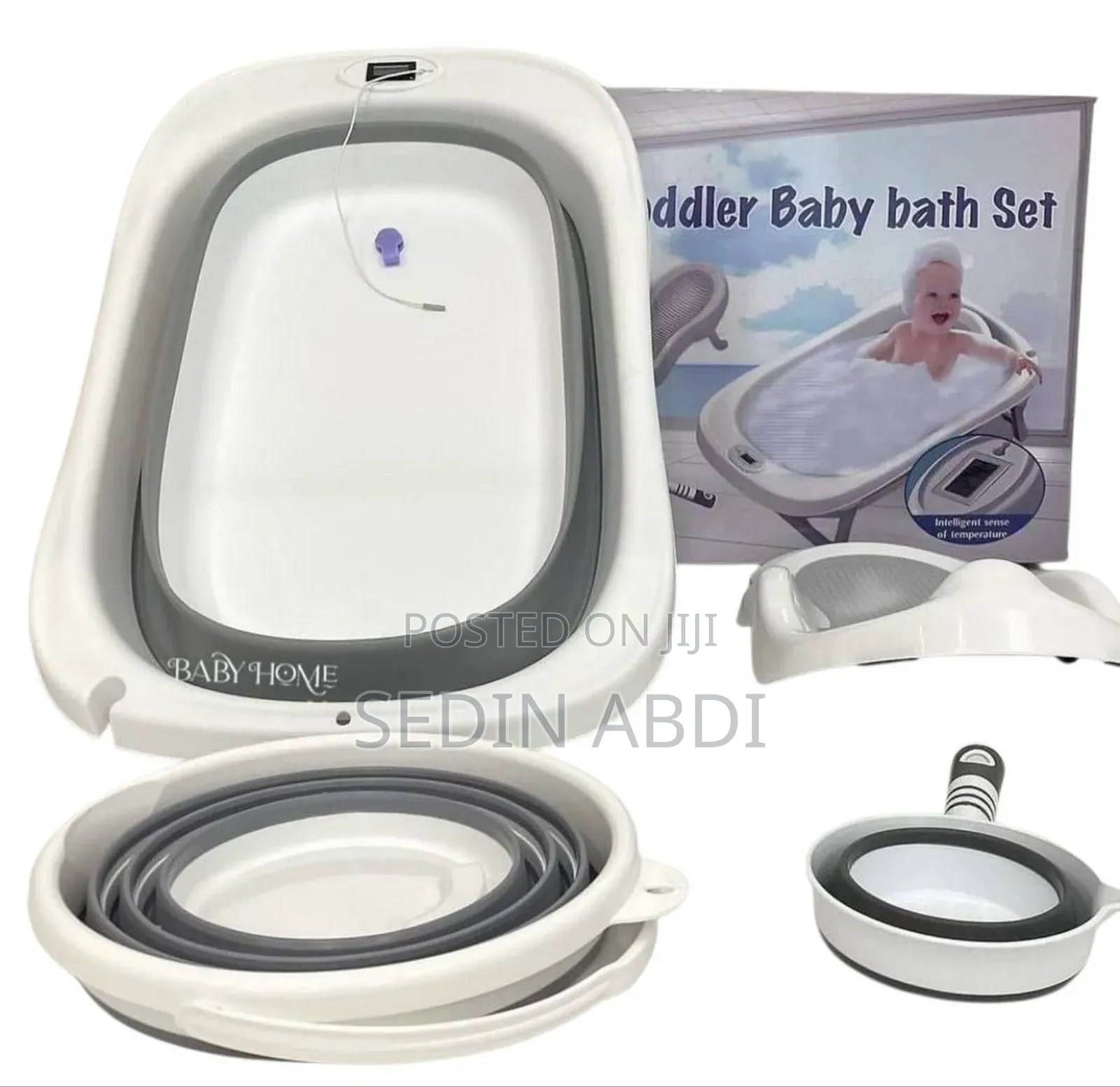 Foldable Baby Bath Tub 4-in-1 ተጣጣፊ የልጆች
