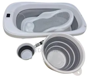 Foldable Baby Bath Tub 4-in-1 ተጣጣፊ የልጆች