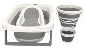 Foldable Baby Bath Tub 4-in-1 ተጣጣፊ የልጆች