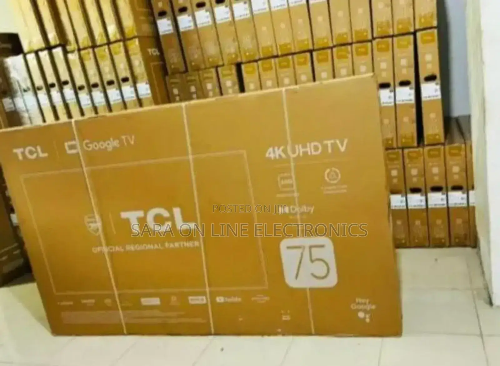 □□Tcl 75" Uhd Tv (New 2025 ) 5year Warranty Free Delivery