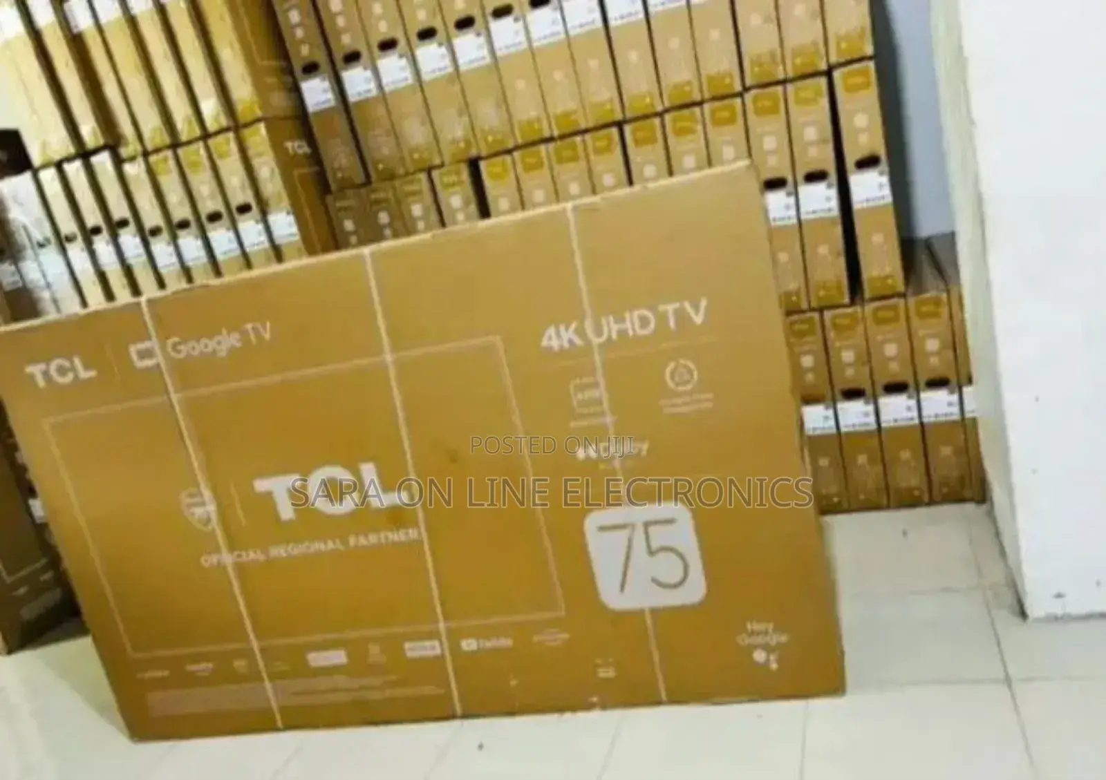 □□Tcl 75" Uhd Tv (New 2025 ) 5year Warranty Free Delivery