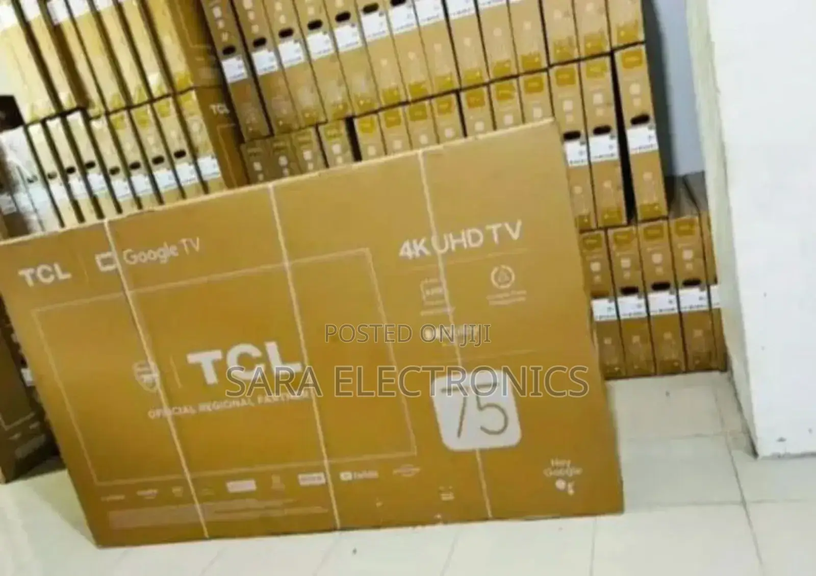 □□Tcl 75" Uhd Tv (New 2025 ) 5year Warranty Free Delivery