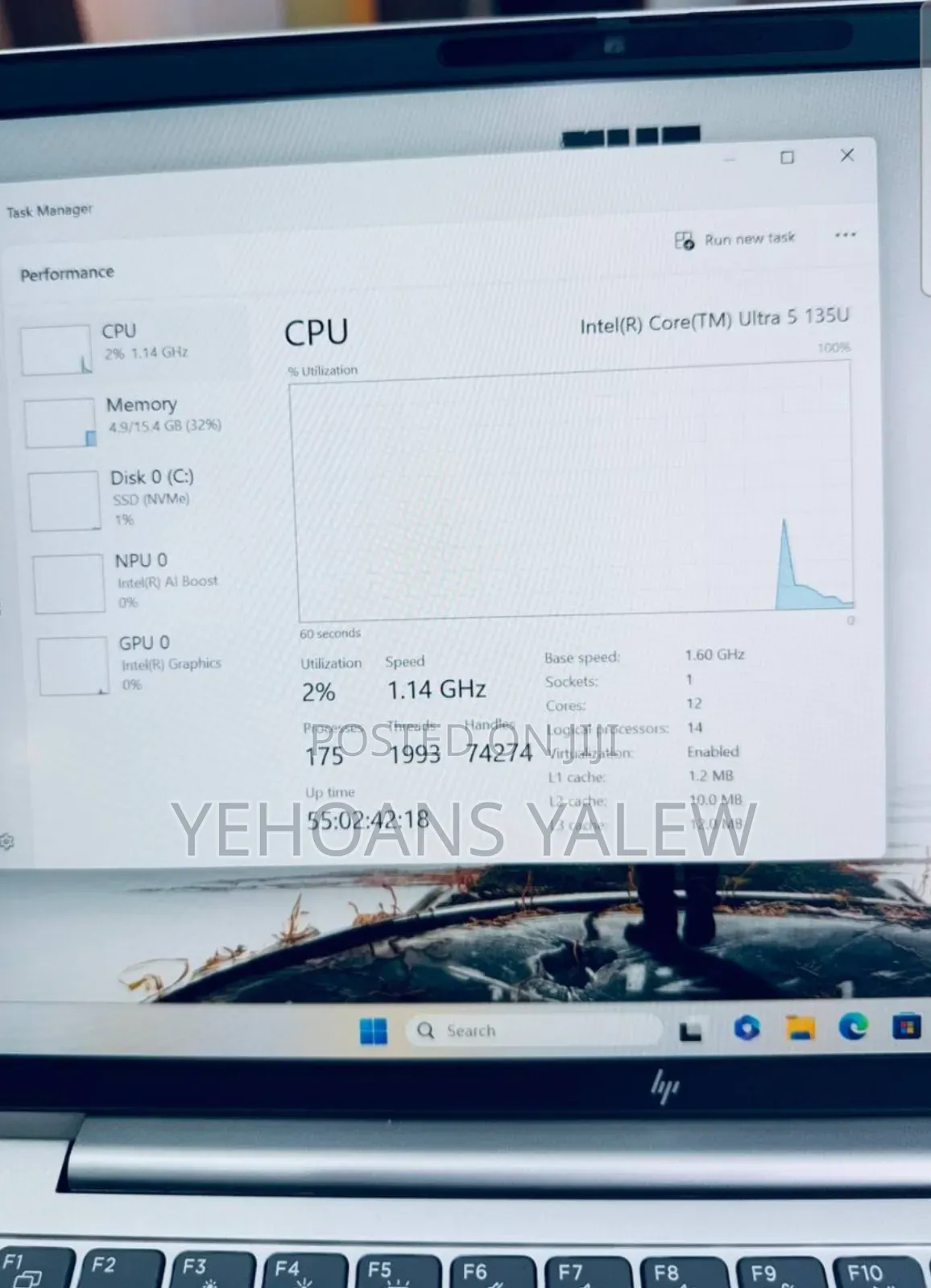 New Laptop HP EliteBook 640 G11 16GB Intel Core Ultra 5 SSD 512GB