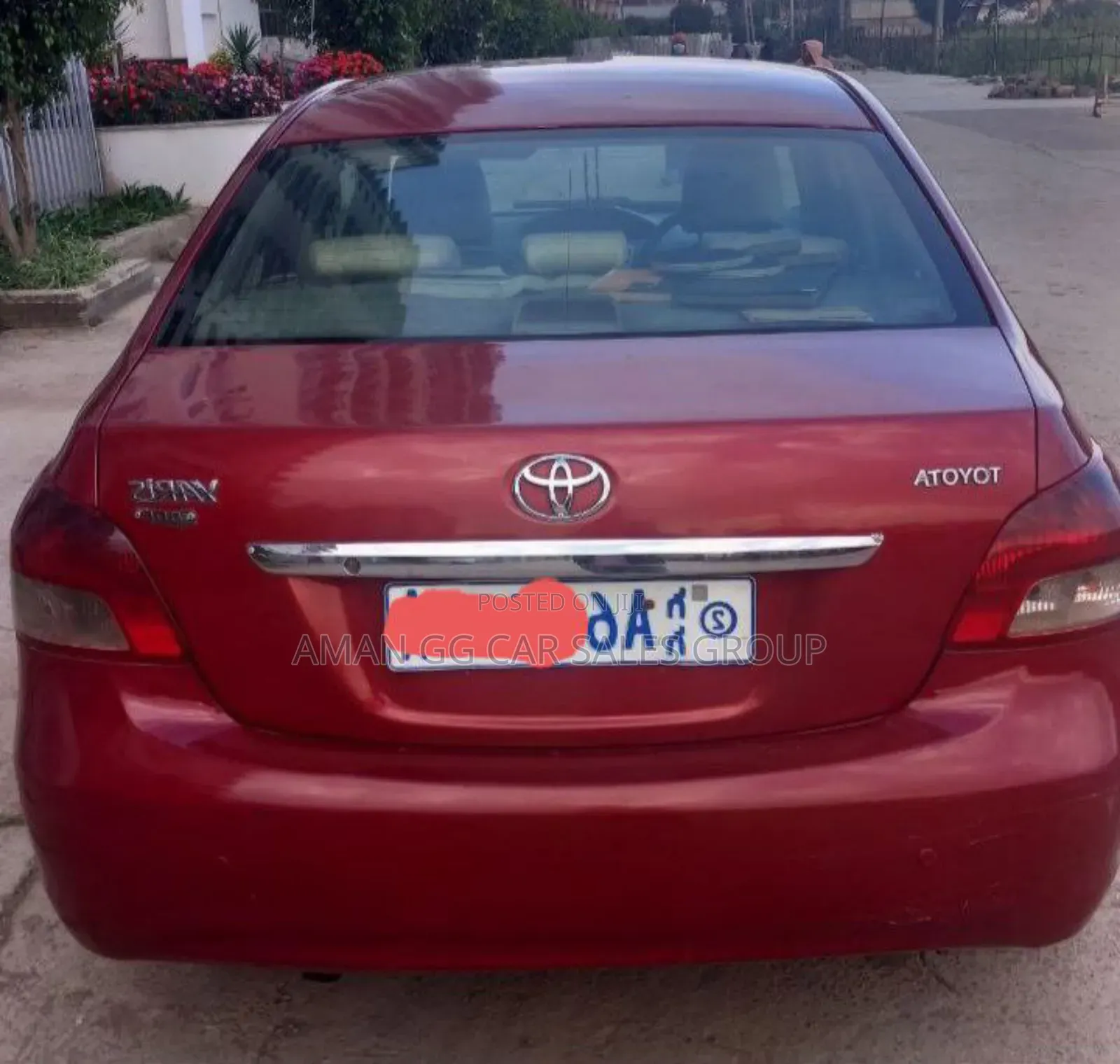 Toyota Yaris 2008 Red