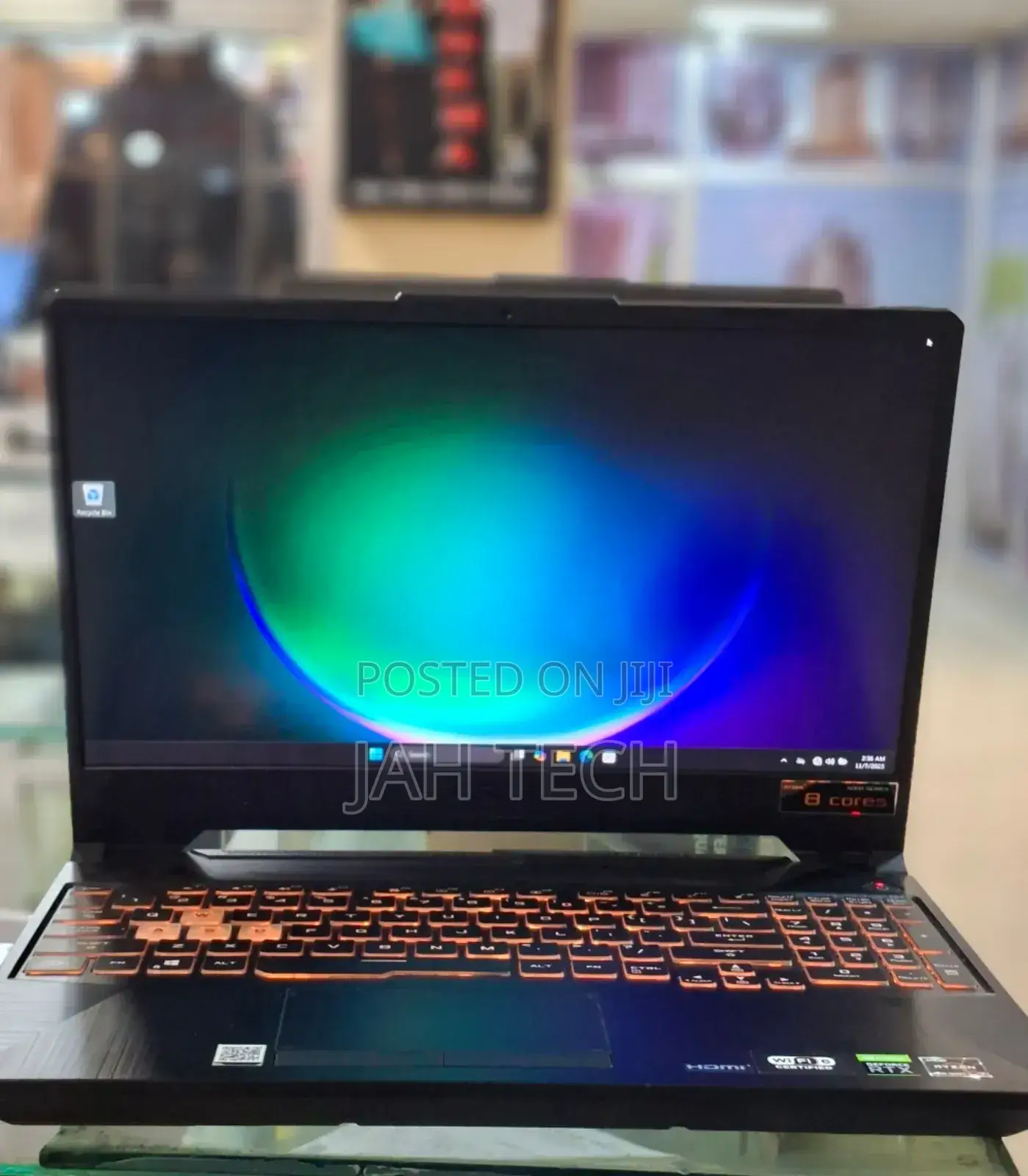 New Laptop Asus TUF Gaming A15 16GB AMD Ryzen 7 SSD 512GB