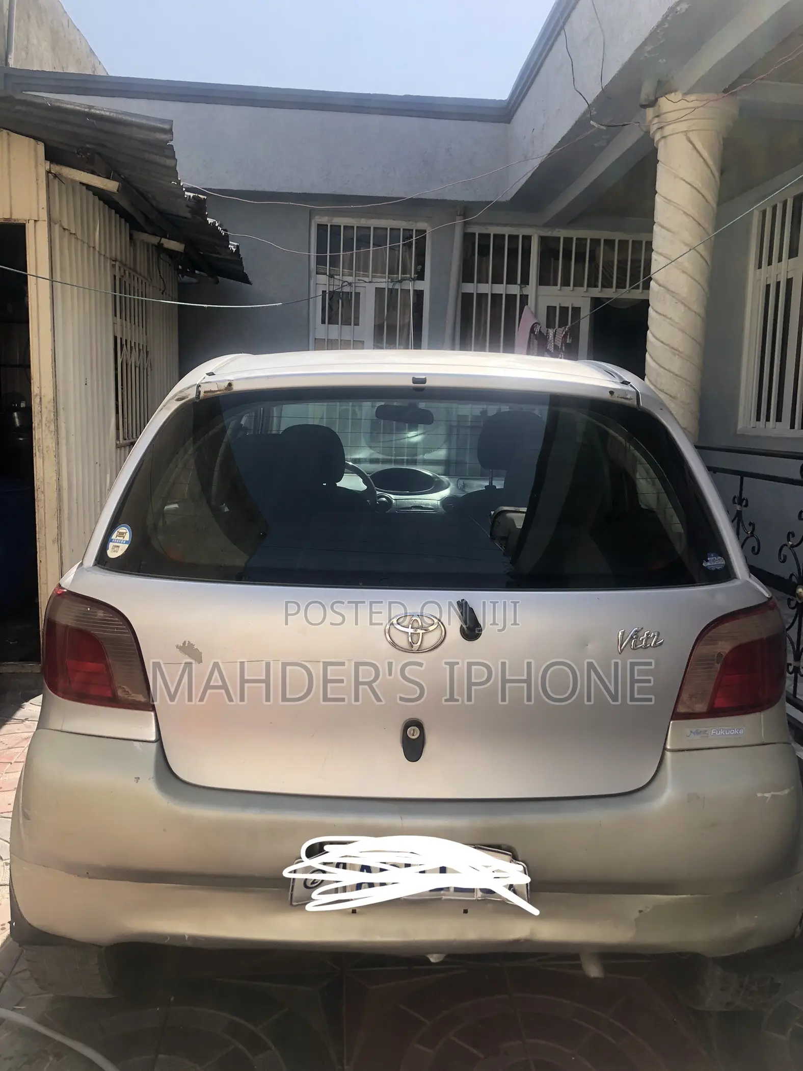 Toyota Vitz 2001 Silver