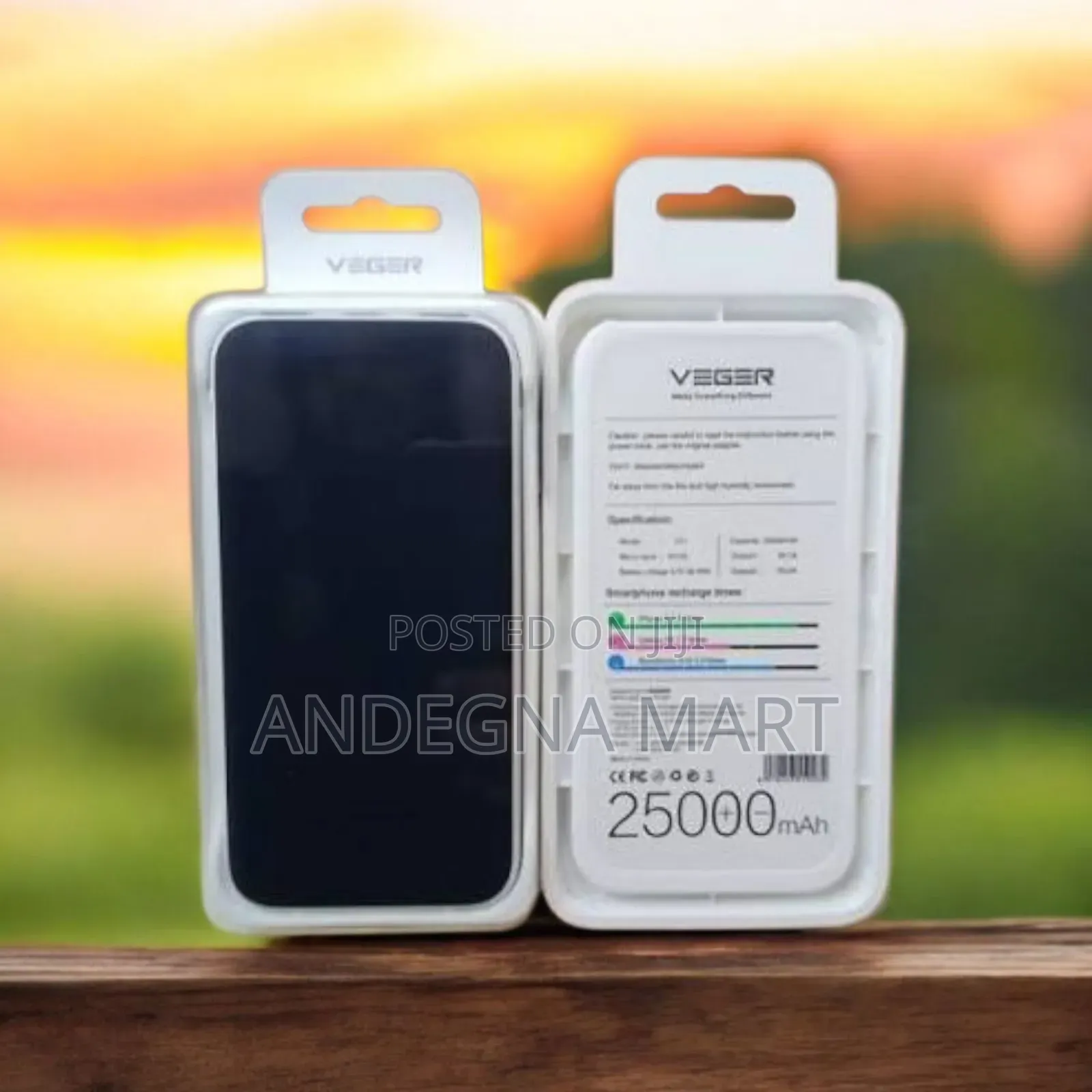 25000mah Veger Light Powerbank | Dependable Battery Bank.