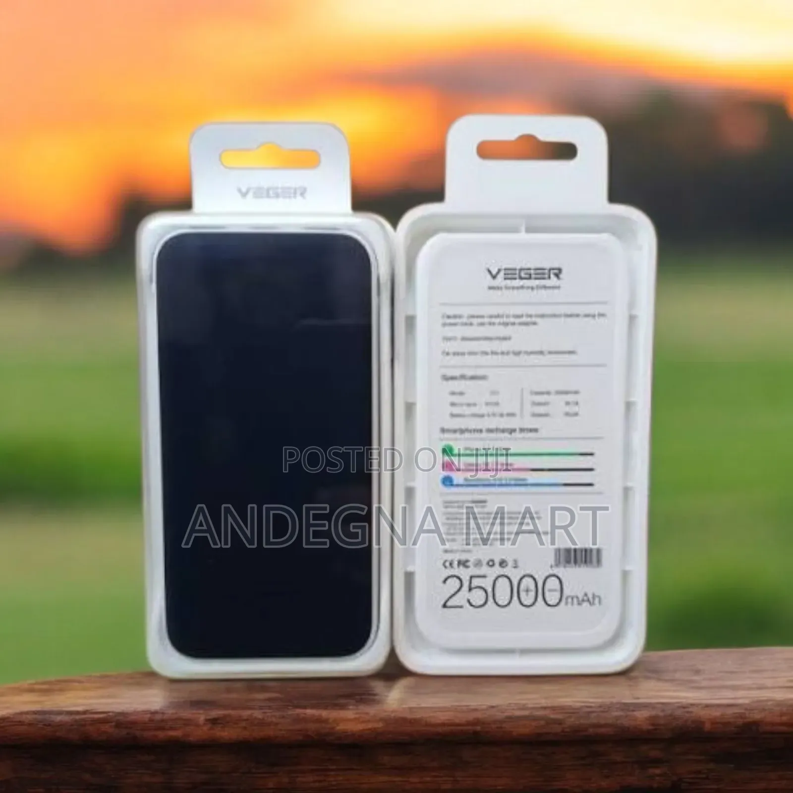 25000mah Veger Light Powerbank | Multi-Protection Circuitry.