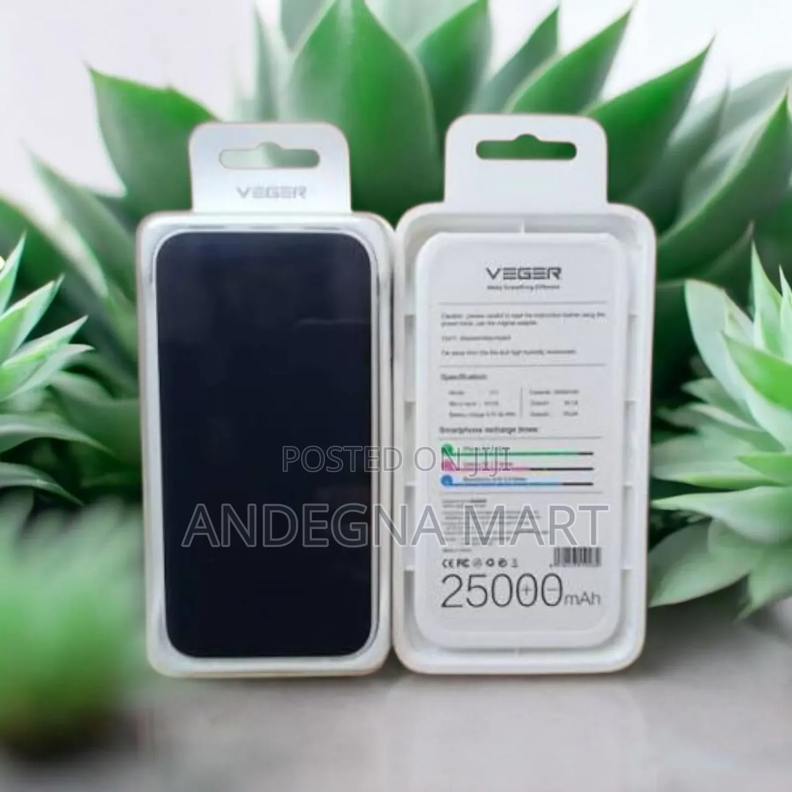 25000mah Veger Light Powerbank | Pocket Friendly Design.