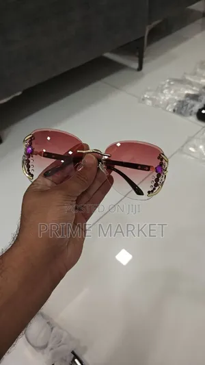 Photo - Rimless Leopard Luxury Sunglass|Unisex |Anti-Blue Light Mirror Lenses