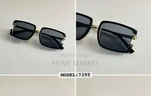 Louis Vuitton 7295 Men's Sunglasses – Gold Black