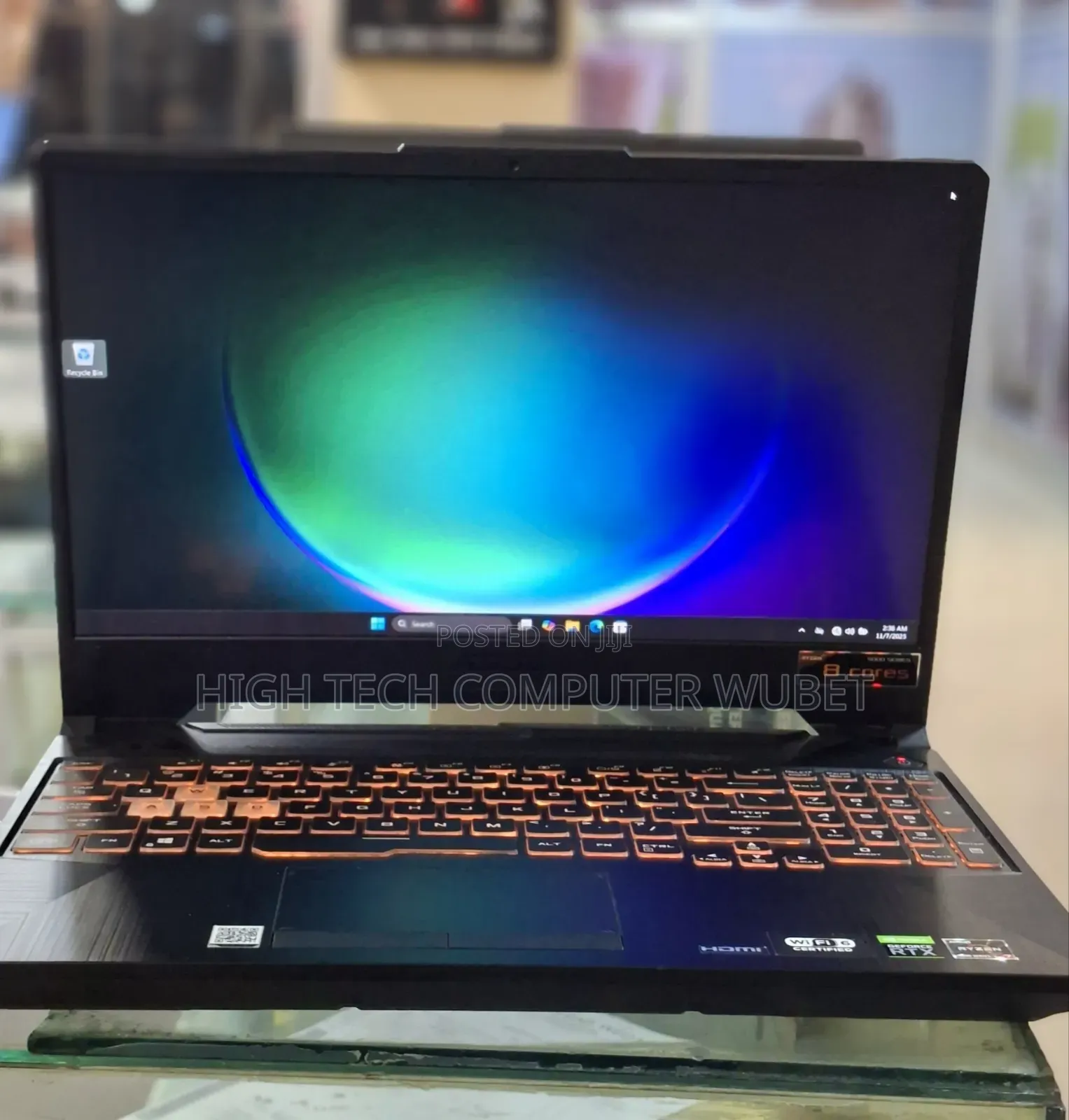 New Laptop Asus TUF Gaming A15 16GB AMD Ryzen 7 SSD 512GB