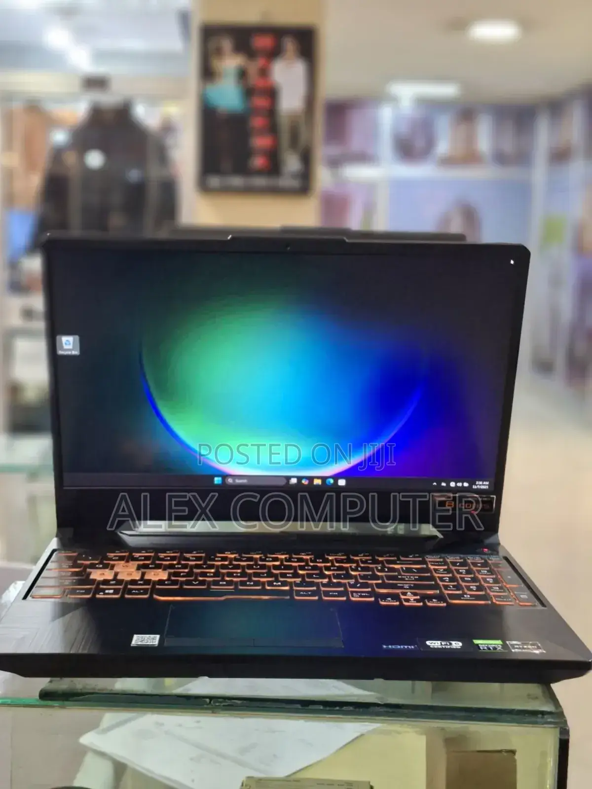 New Laptop Asus TUF Gaming A16 16GB AMD Ryzen 7 SSD 512GB