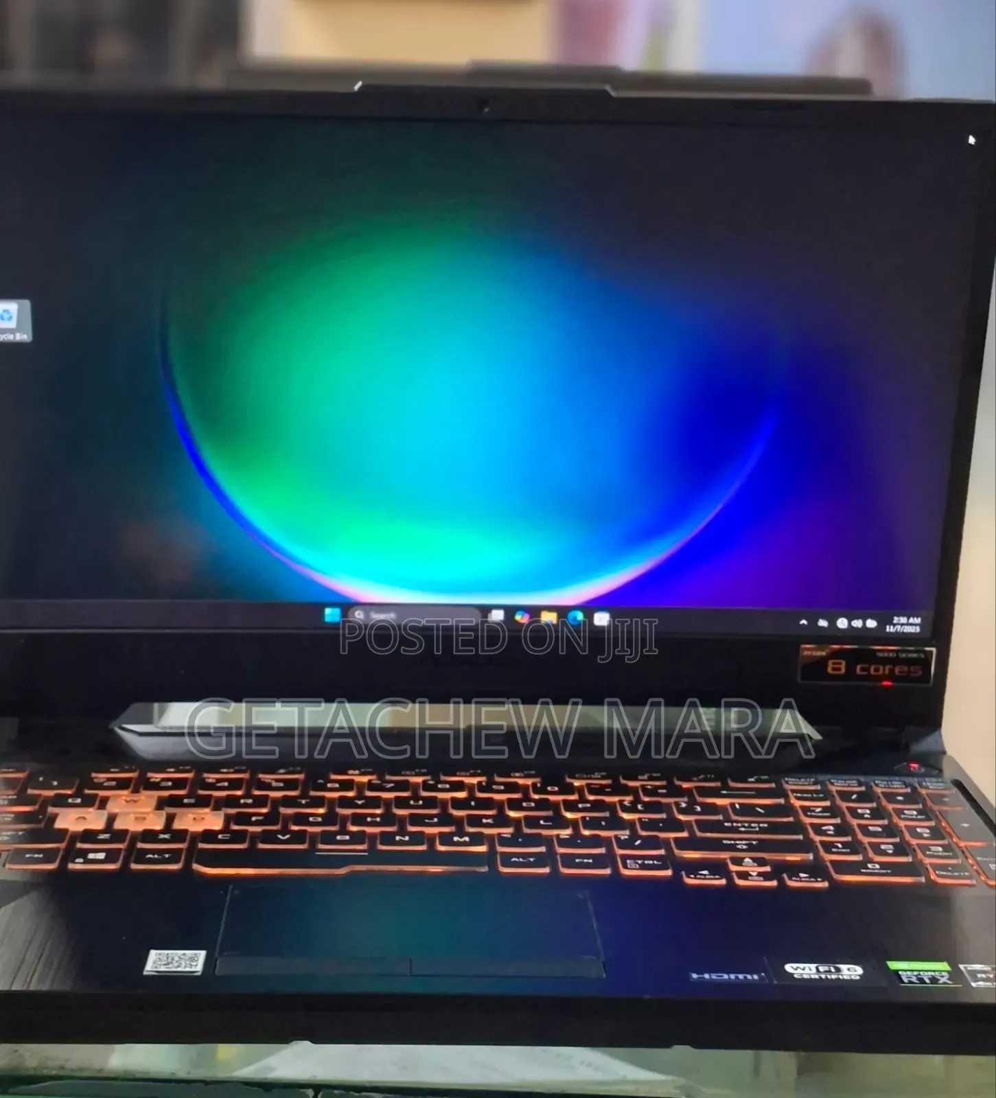 New Laptop Asus TUF Gaming A15 16GB AMD Ryzen 7 SSD 512GB