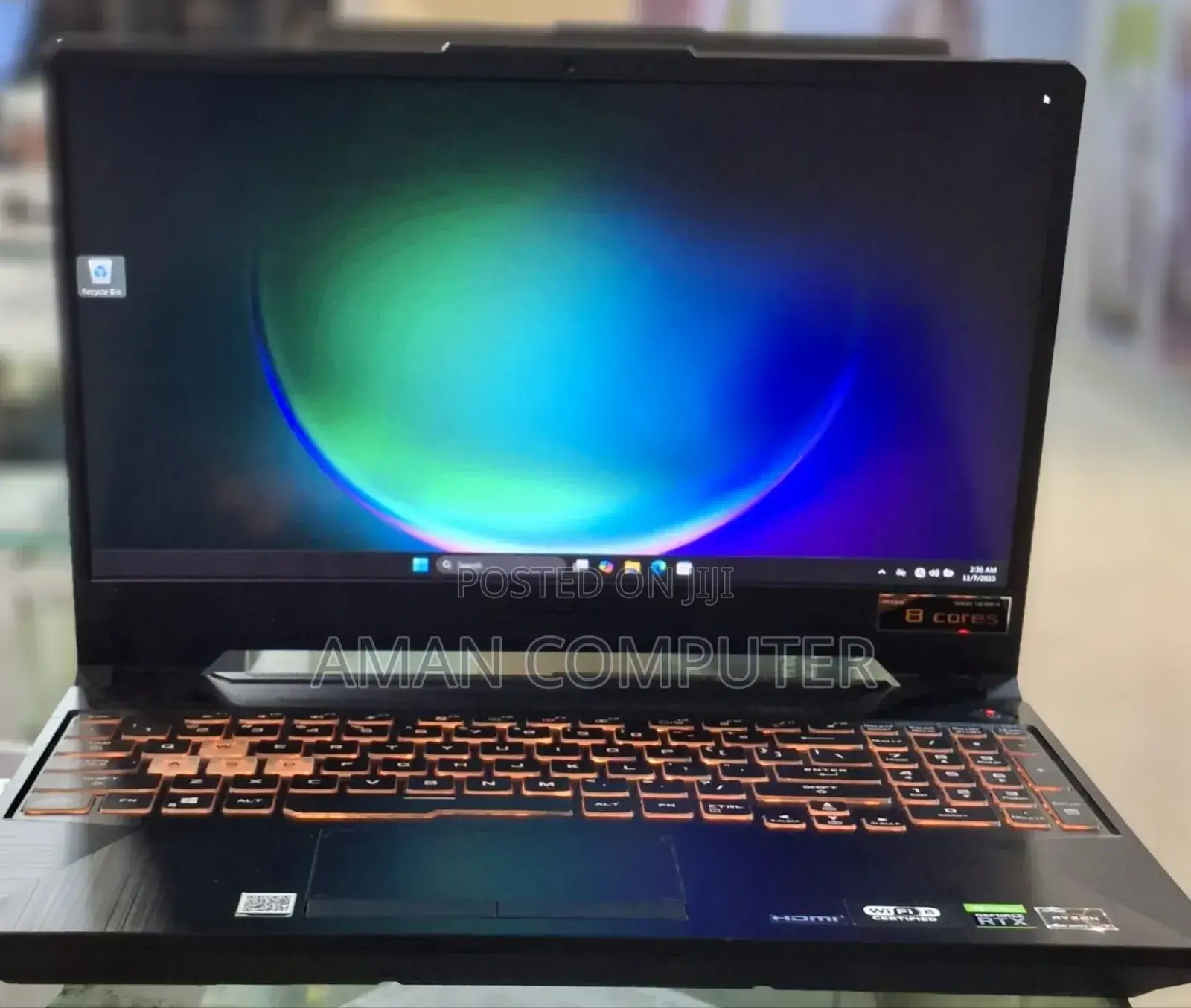New Laptop Asus TUF Gaming A15 16GB AMD Ryzen 7 SSD 512GB