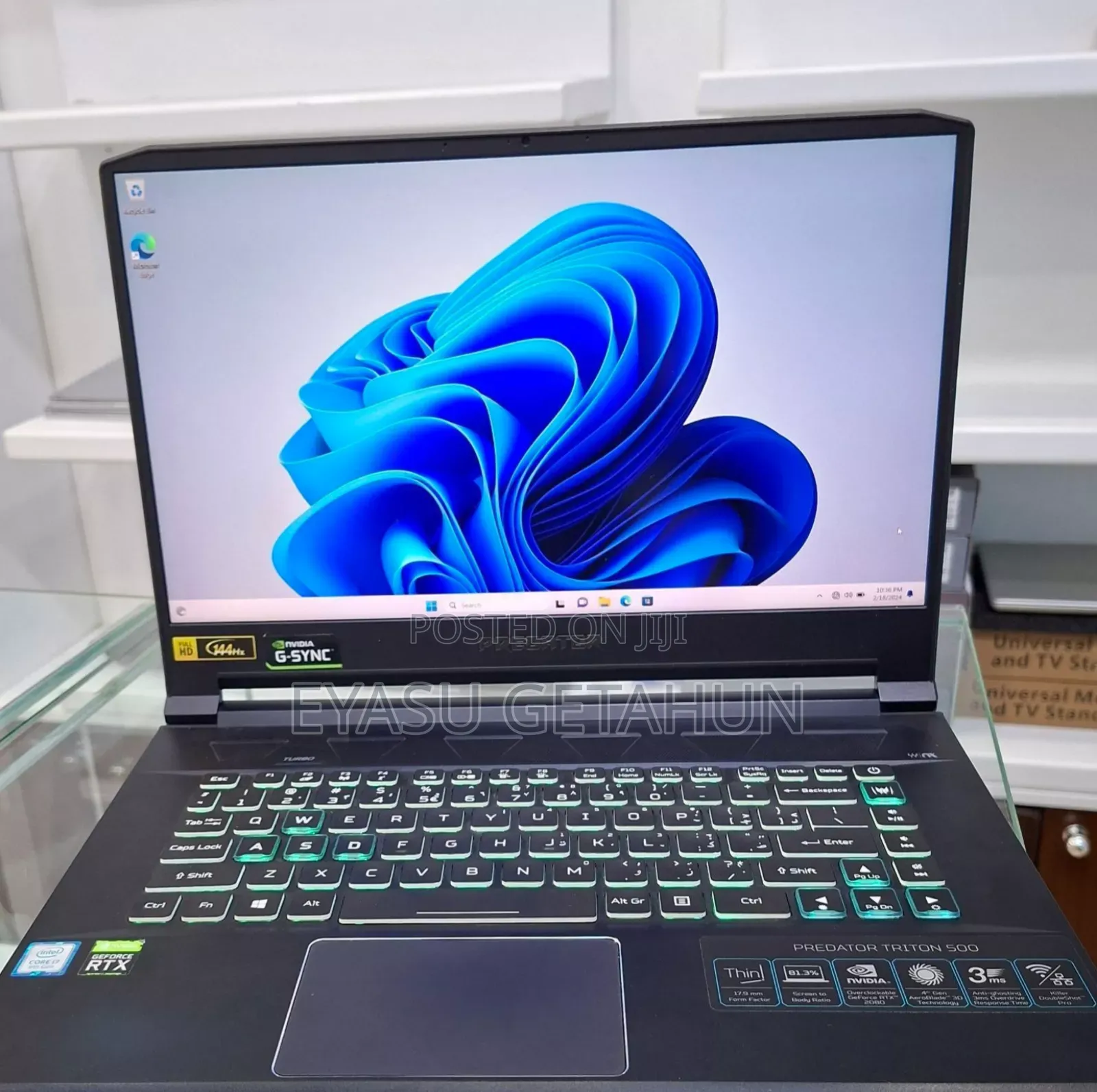 New Laptop Acer Predator Helios 300 16GB Intel Core i7 SSD 1T