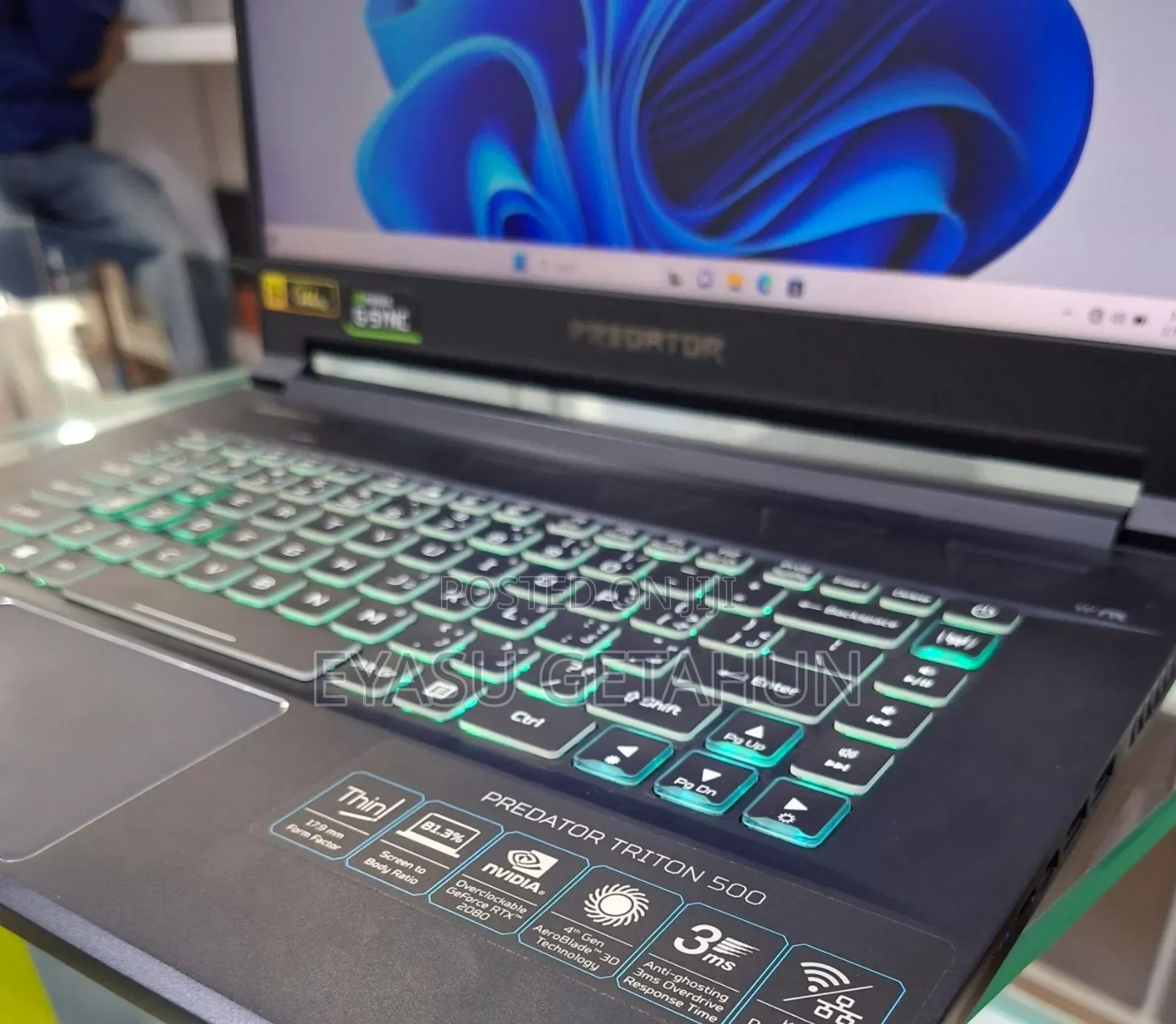 New Laptop Acer Predator Helios 300 16GB Intel Core i7 SSD 1T