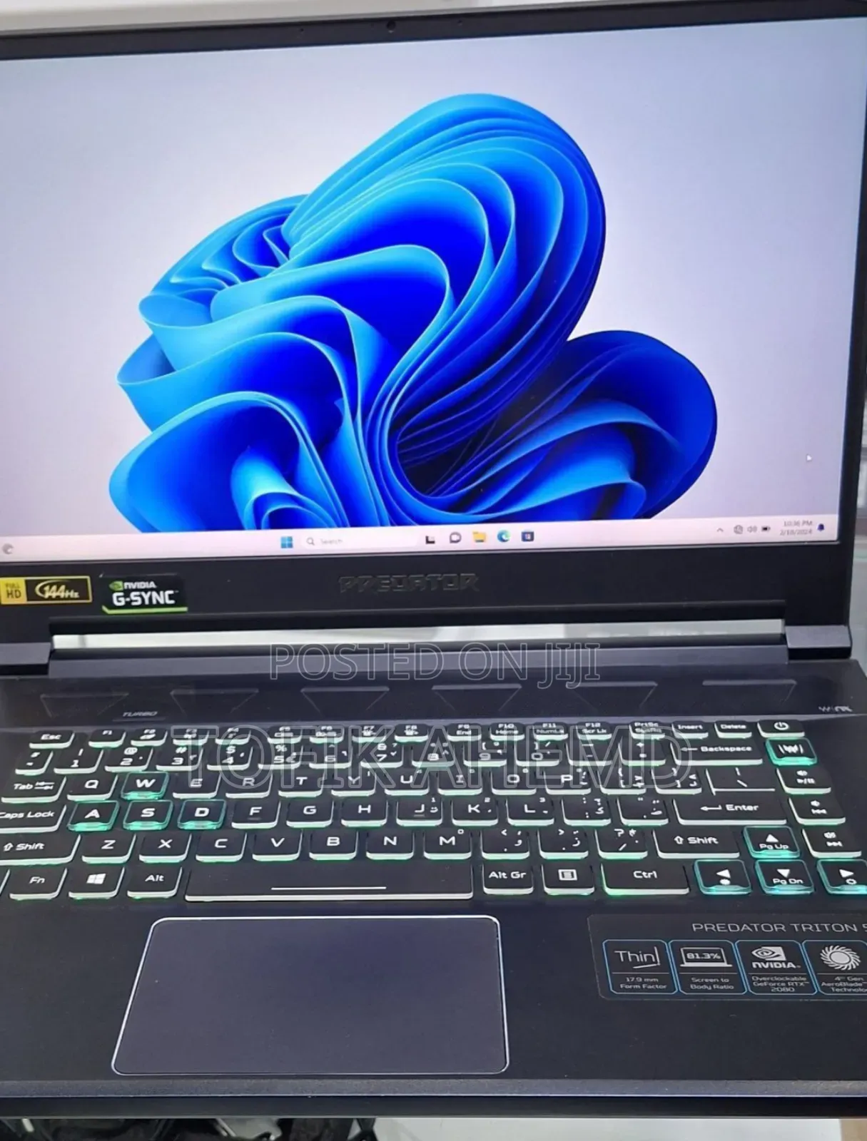 New Laptop Acer Predator Helios 300 16GB Intel Core I7 SSD 1T