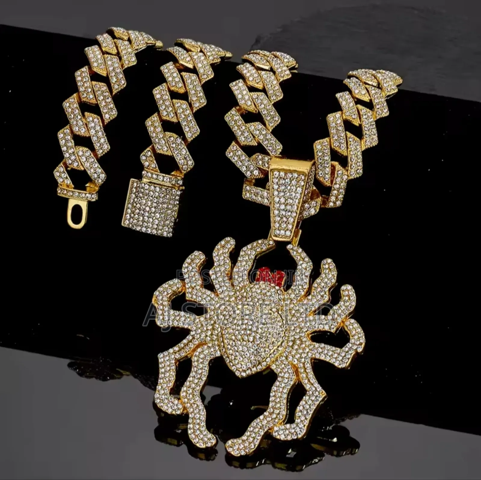 Red Eye Spider Chain