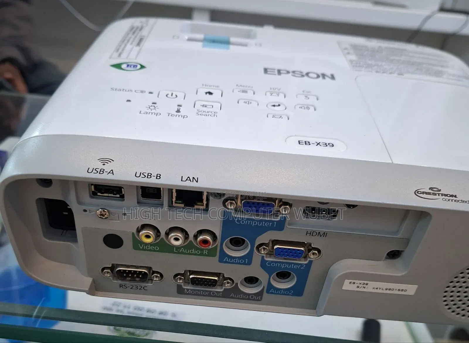 Tbrand New Epson Projector 
Has Remote and Bag 
Model Name