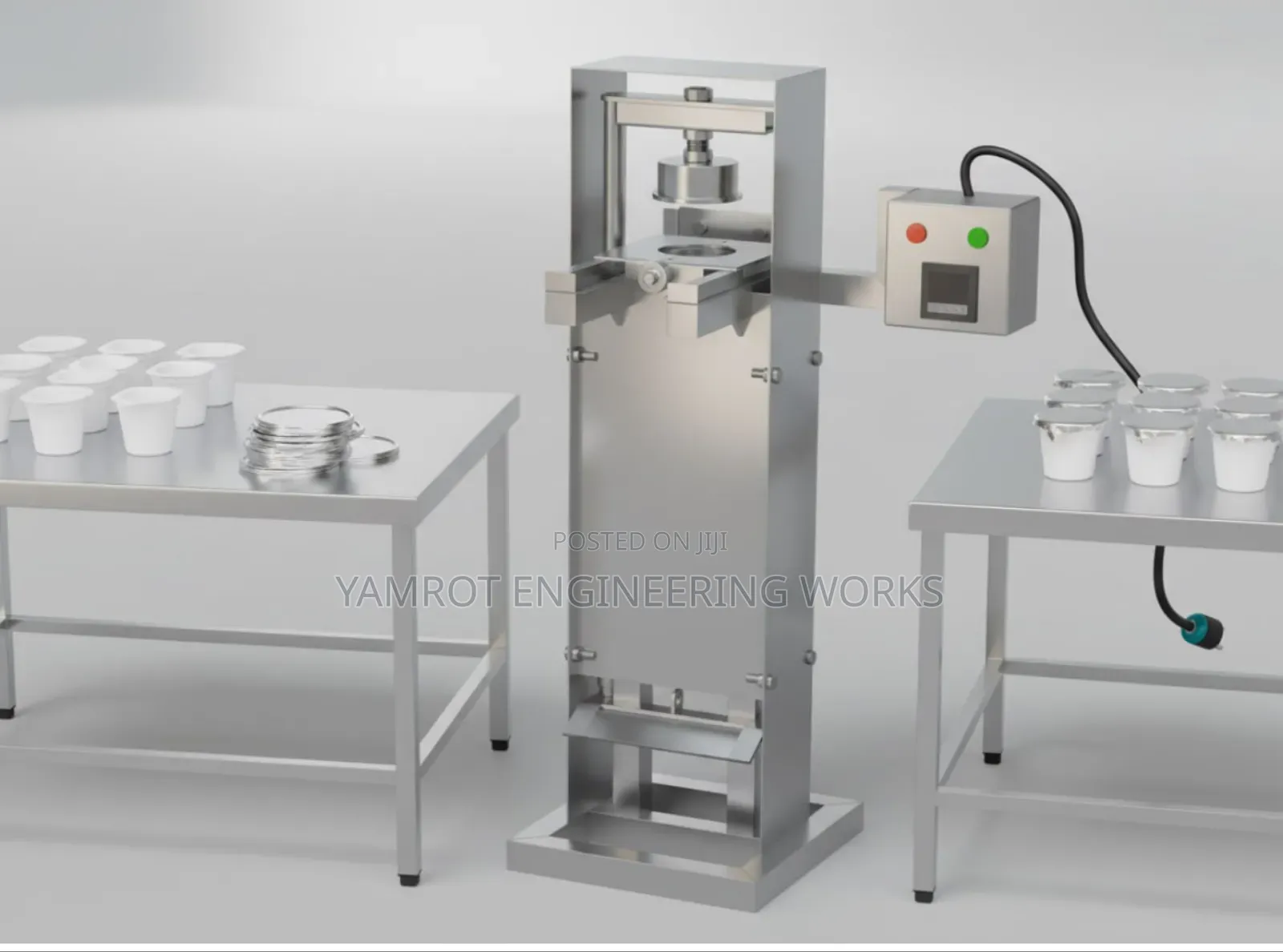 የእርጐ፣የለውዝ ቅቤ ማሸጊያ ማሽን/ Cup Foil Sealing Machine