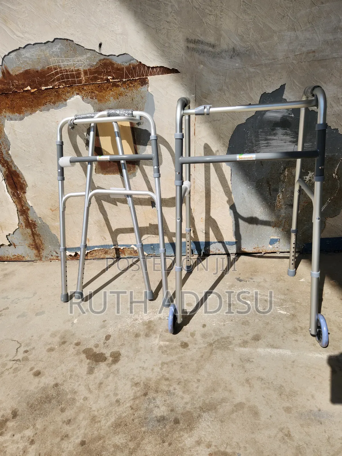 Almunium Walker輕微foldable Stainless Walker宵柰walker Medical重新walker Be