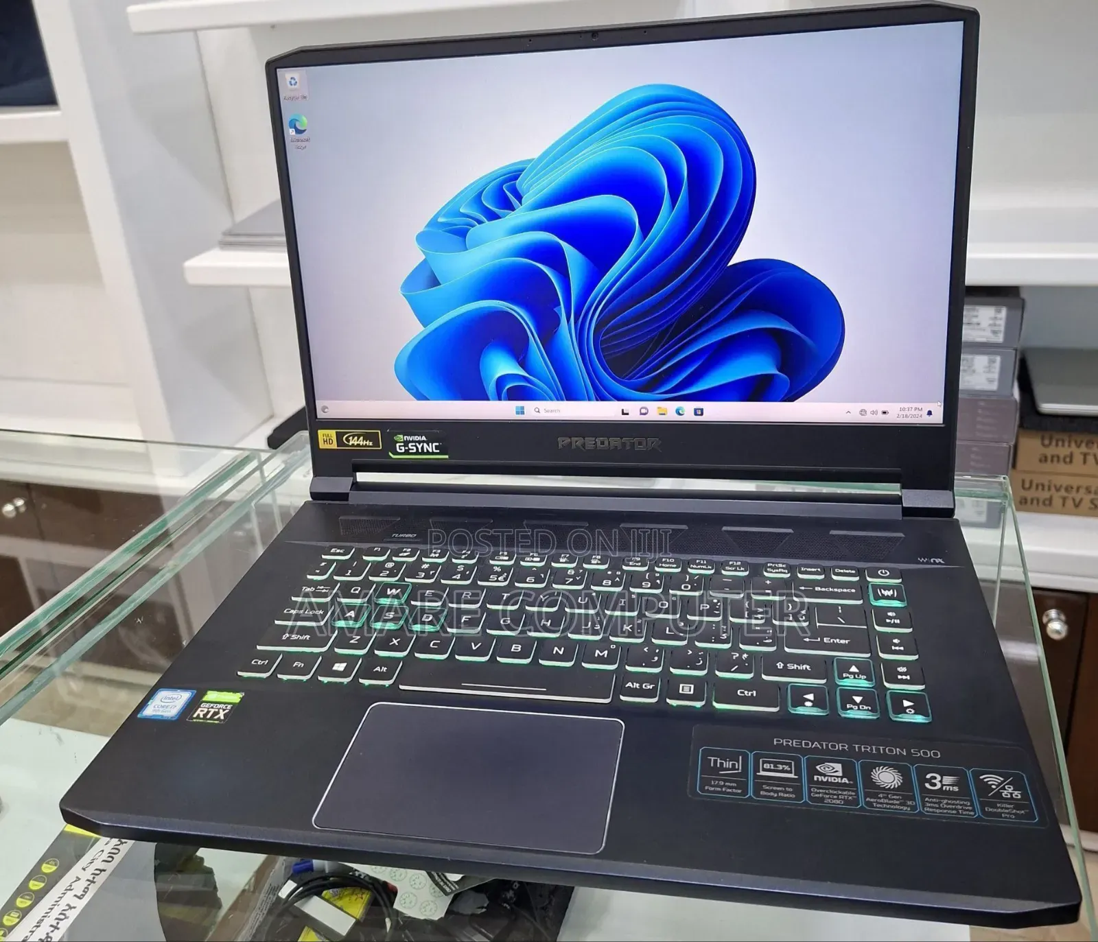 New Laptop Acer 16GB Intel Core I7 SSD 1T