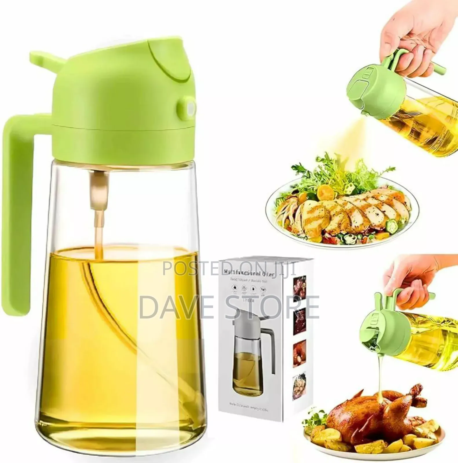 2in1 Oil Spary And Dispenser Bottle