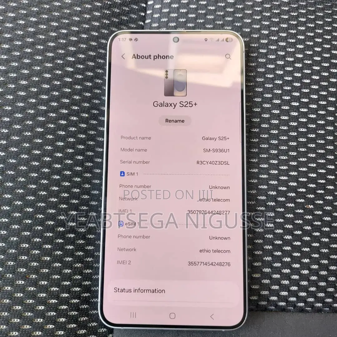 New Samsung Galaxy S25 256 GB White