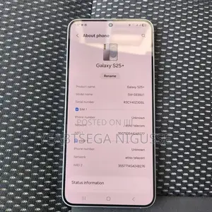 New Samsung Galaxy S25 256 GB White