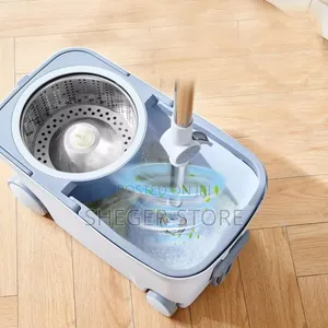 Spin Mop 360° With 4 Wheel
( የቤት መወልወያ, 360 ° በመሽከርከር ይጨምቃል)
