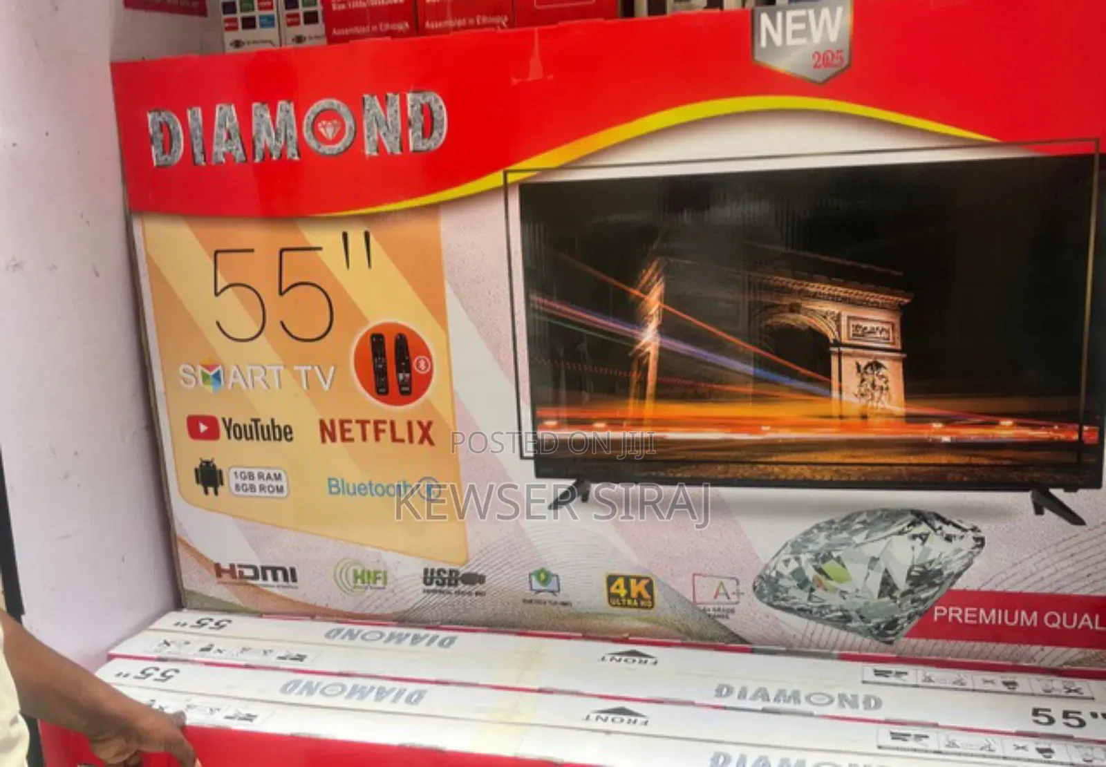 Diamond Tv 55inch Smart