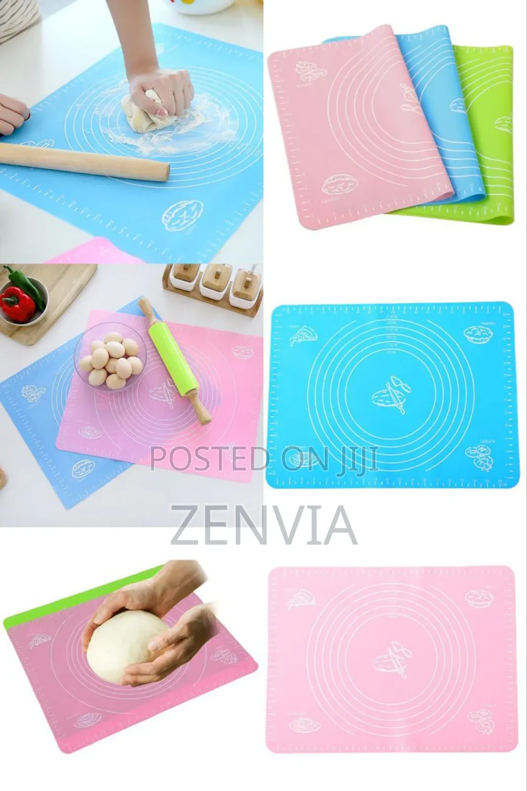 Reusable Non-stick Silicon Baking Mat/Dough Mat /Free Delivery/