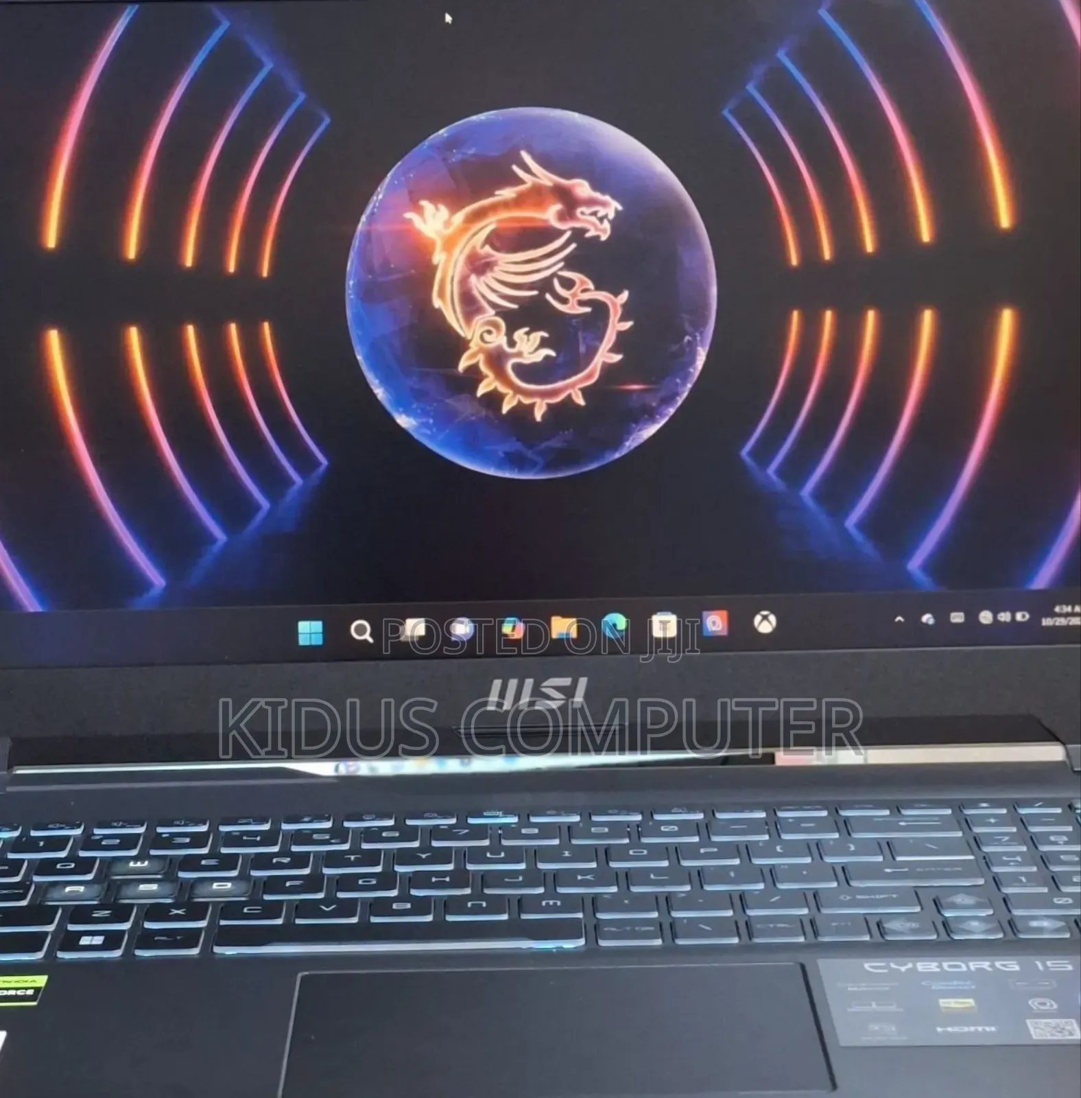 New Laptop MSI GF63 16GB Intel Core I7 SSD 512GB