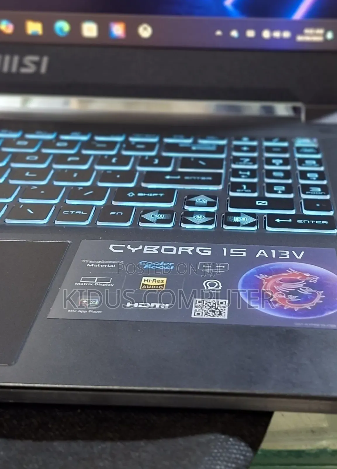 New Laptop MSI GF63 16GB Intel Core I7 SSD 512GB