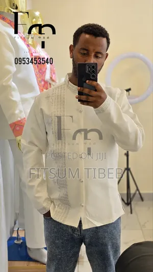 የወንድ የቁርባን ልብስ ከነ ነጠላ