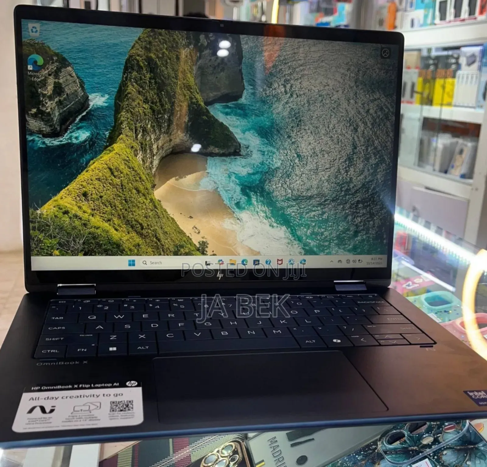 New Laptop HP OmniBook X Flip 14" 16GB Intel Core Ultra 7 SSD 1T