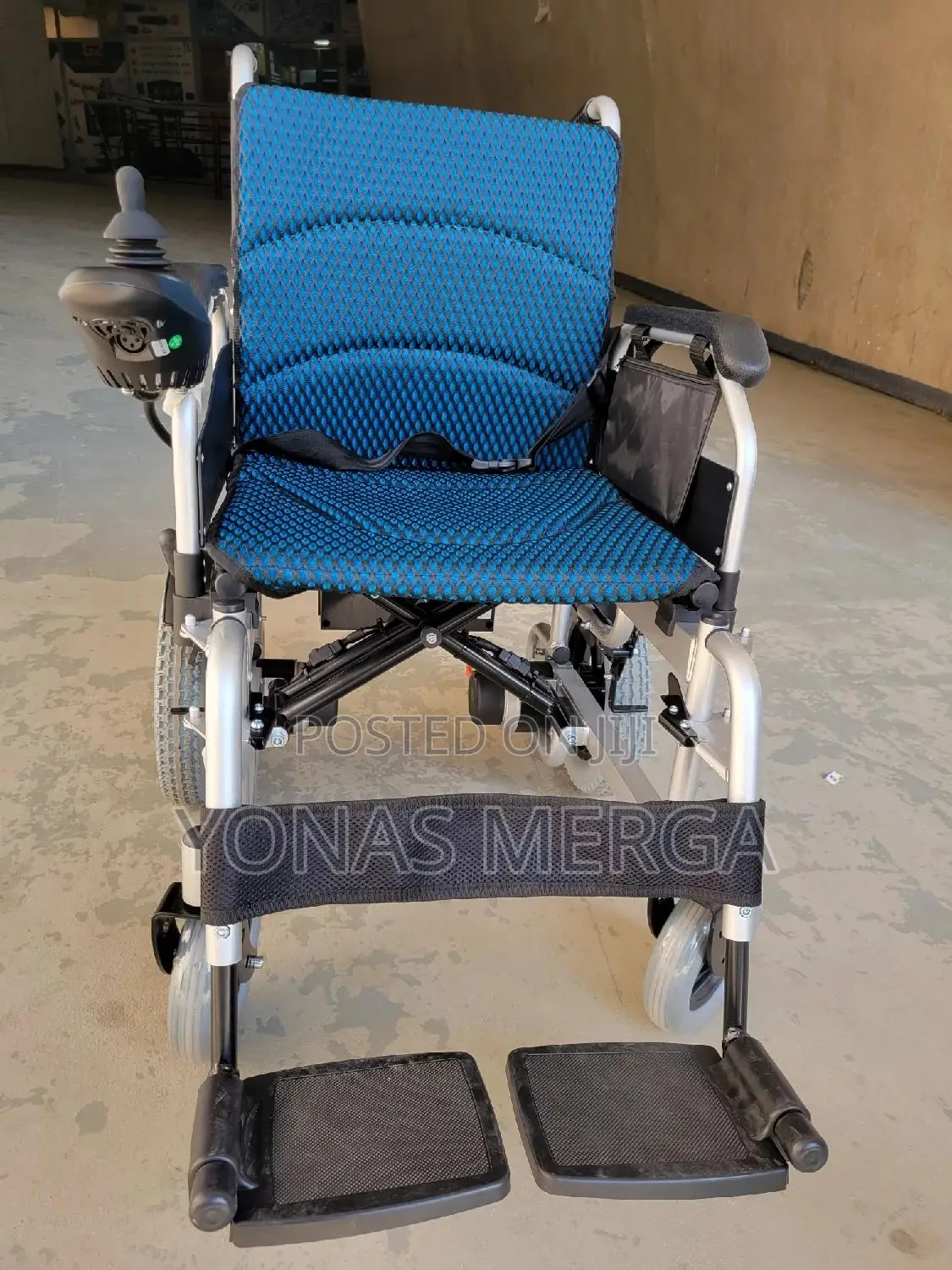 Electrical Wheelchair熅፤Wheelchair With Lithium Battery 12” Rear Tires