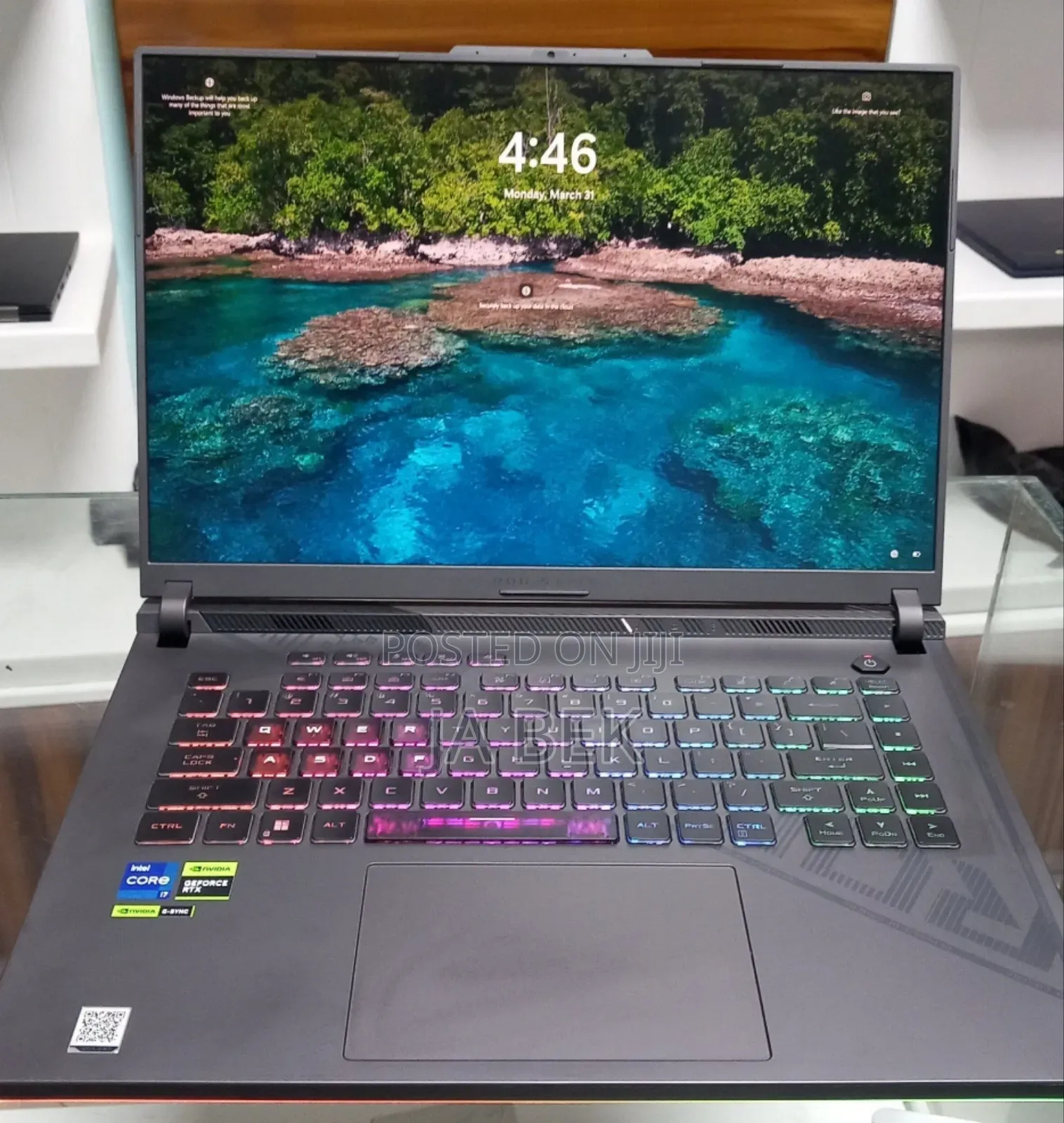 New Laptop Asus ROG Strix G16 G614 16GB Intel Core I7 SSD 1T