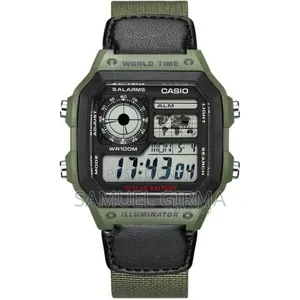 Casio Watch With Cloth Band