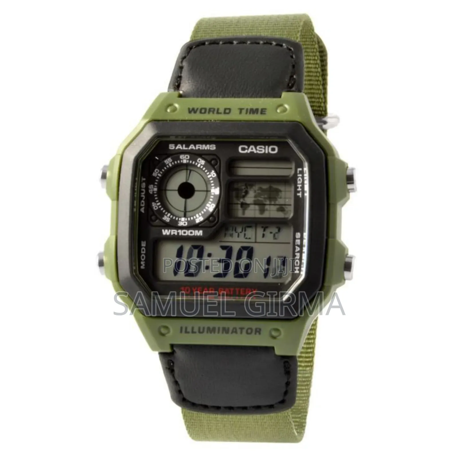 Casio Watch With Cloth Band