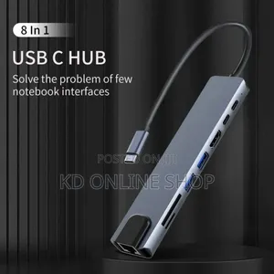 Photo - 8-in-1 Usb Type-C Hub Adapter.