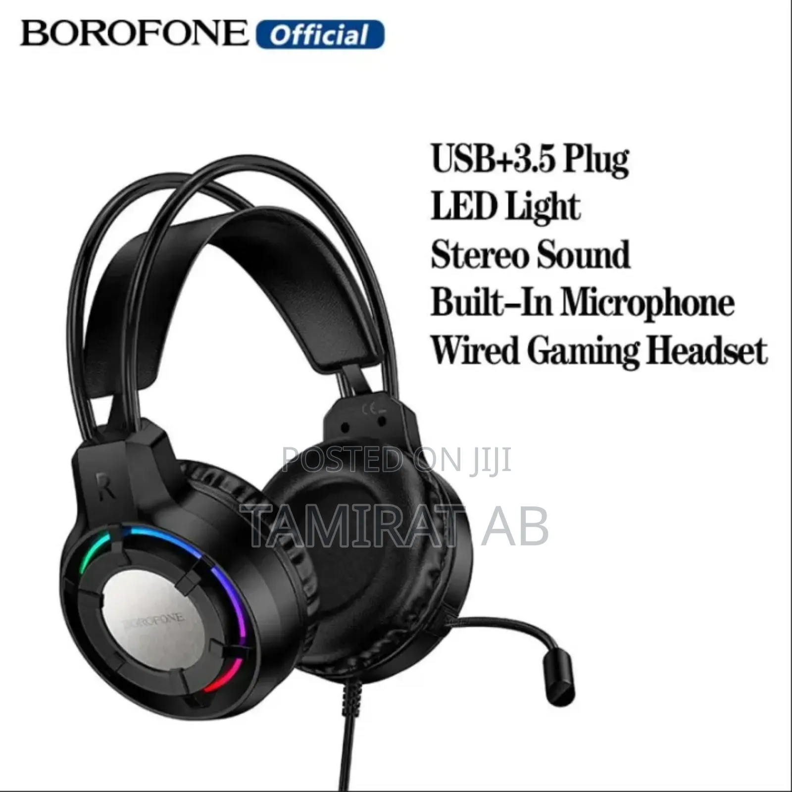 Borofone Bo112 Wave Wired Gaming Headphones