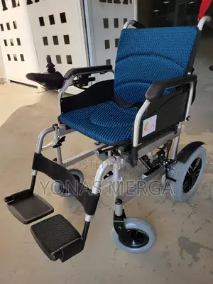 Photo - Electric Power or Manual Wheelchair梅霉electeic Transport Chair Portable
