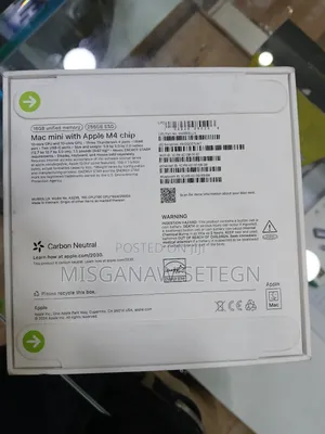 New Desktop Computer Apple Mac Mini M4 16GB Apple M4 SSD 256GB