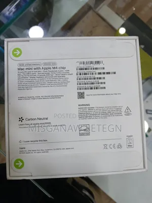 New Desktop Computer Apple Mac Mini M4 16GB Apple M4 SSD 256GB