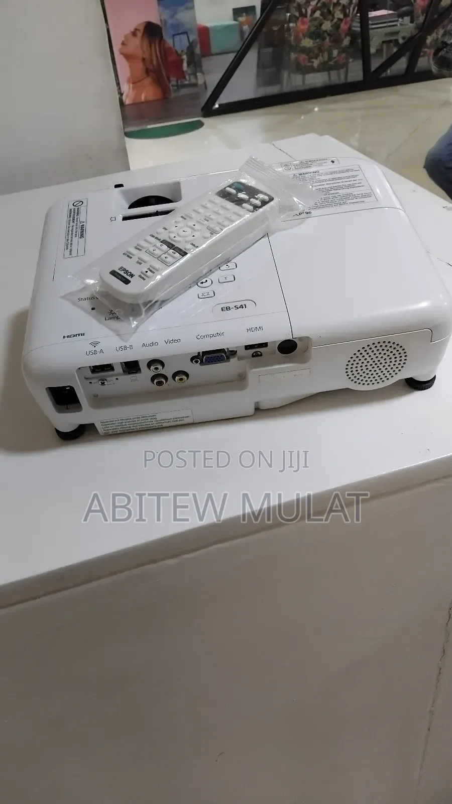 Epson Projector 
Model Name: Eb-S41