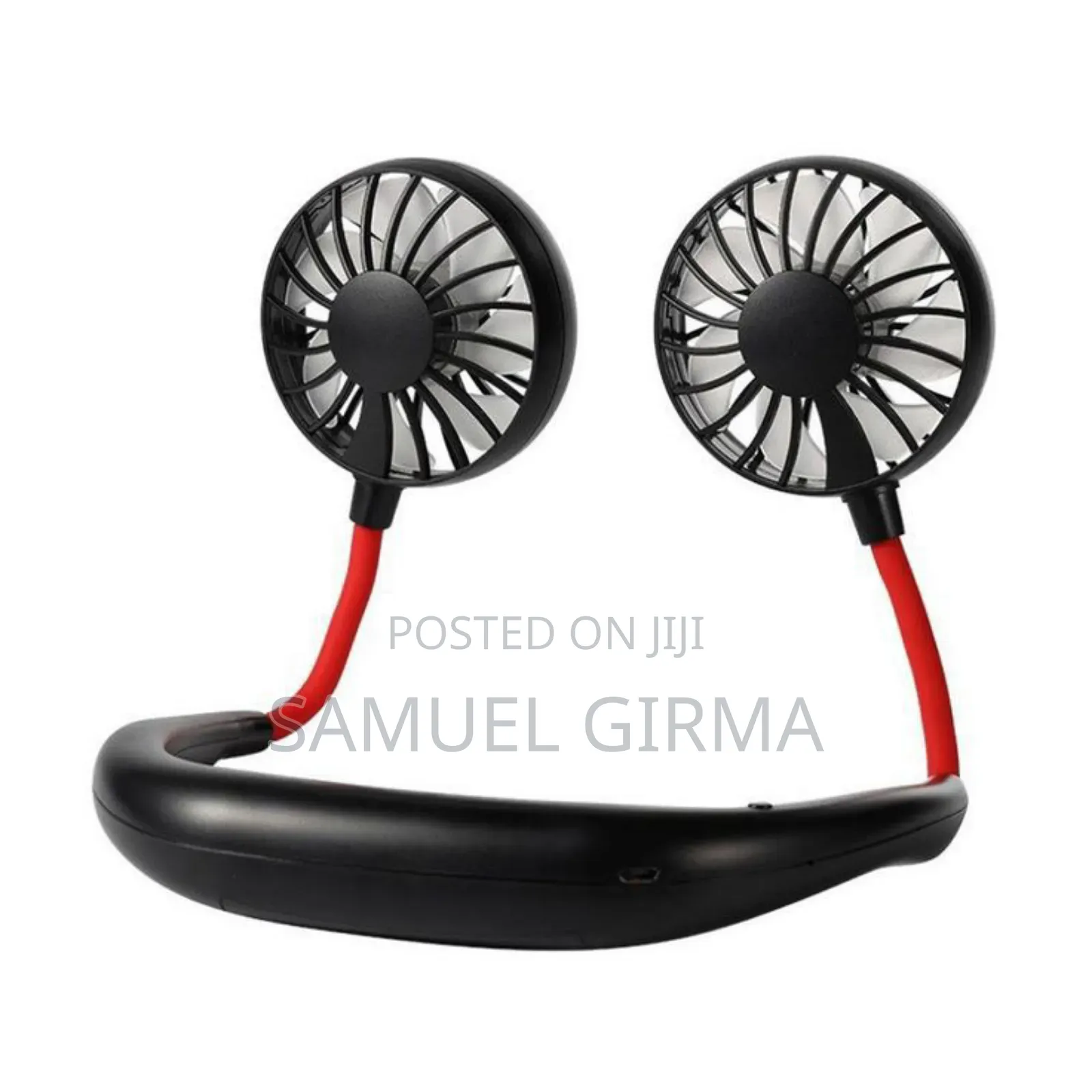 The Wearable Dual Neck Fan